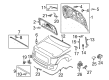 1991 Mercury Capri Headlight Bulb Diagram - E35Y-13466-A