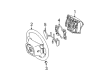 Mercury Sable Steering Wheel Diagram - 5F1Z-3600-BAA