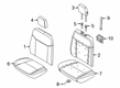 2021 Ford Ranger Seat Cushion Diagram - KB3Z-2163841-B