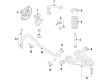 2002 Lincoln Blackwood Shock Absorber Diagram - 3U2Z-18124-BR