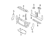 2003 Ford Expedition Radiator Support Diagram - 2L1Z-16152-AA