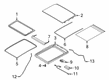 2022 Lincoln Aviator Weather Strip Diagram - LC5Z-7851884-C