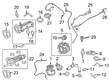 Ford F-250 Super Duty Oxygen Sensors Diagram - HC3Z-9G444-B