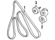 1997 Ford Windstar Drive Belt Diagram - F68Z-8620-AA