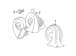 Ford Horn Diagram - 2L5Z-13832-BA