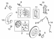 2017 Ford Mustang Brake Backing Plate Diagram - FR3Z-2K005-G