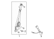 Ford Bronco Seat Belt Diagram - N2DZ-58611B09-AB