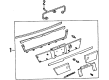 2001 Mercury Grand Marquis Bumper Reflector Diagram - F8MZ-13A565-AA