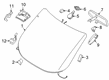 2011 Mercury Mariner Car Mirror Diagram - 6U5Z-17700-B