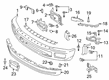 Ford F-350 Super Duty License Plate Diagram - HC3Z-17A385-BC