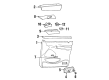 1992 Ford E-150 Econoline Dome Light Diagram - F2UZ-13776-F