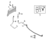 Ford E-150 Automatic Transmission Oil Cooler Line Diagram - BC2Z-7R081-H