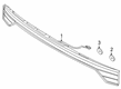 2020 Lincoln Aviator Bumper Reflector Diagram - LC5Z-13A565-B