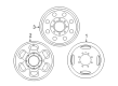 1999 Ford F-350 Super Duty Spare Wheel Diagram - 2C3Z-1007-AA