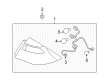 2009 Ford Taurus Light Socket Diagram - 8G1Z-13410-B