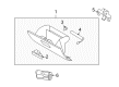 Lincoln MKX Glove Box Diagram - 7A1Z-7806024-AA