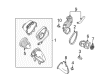 1998 Ford Mustang Mass Air Flow Sensor Diagram - F57Z-12B579-TRM