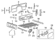 2014 Ford F-350 Super Duty Wheelhouse Diagram - BC3Z-9928371-A