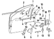 Mercury Front Door Striker Diagram - F3SZ-6322008-A