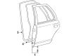 Mercury Grand Marquis Door Seal Diagram - F7MZ54253A10AAA