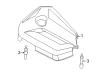 2018 Ford Fusion Engine Cover Diagram - DS7Z-6A949-H