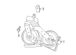 2015 Ford Escape Horn Diagram - CJ5Z-13832-A