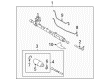 2006 Lincoln Zephyr Steering Gear Box Diagram - 7H6Z-3504-A