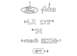 2006 Ford Focus Emblem Diagram - 5S4Z-5442528-AA