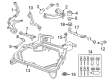 2010 Mercury Milan Axle Beam Diagram - AE5Z-5C145-B