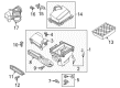 Lincoln MKZ Air Duct Diagram - DP5Z-9B659-C