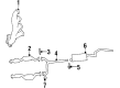 Lincoln Town Car Catalytic Converter Diagram - 1W7Z-5E212-A