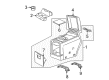 Lincoln Center Console Base Diagram - FL7Z-7804567-AC