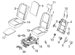 2011 Ford Transit Connect Seat Cushion Diagram - 9T1Z-1763840-B