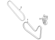 Ford Flex Serpentine Belt Diagram - 7T4Z-8620-D