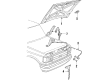 1990 Ford Bronco Hood Latch Diagram - E7TZ-16700-A