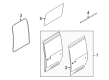 Ford Transit Connect Door Seal Diagram - 2T1Z-58253A10-A