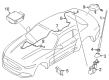 2023 Ford Mustang Car Speakers Diagram - FR3Z-18808-A