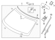 2013 Ford F-350 Super Duty Car Mirror Diagram - BU5Z-17700-L