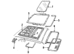 2004 Lincoln Town Car Weather Strip Diagram - F7LZ-6351884-AA