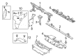 2016 Lincoln Navigator Air Deflector Diagram - 7L1Z-8327-A