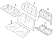 2024 Ford Mustang Seat Cushion Diagram - PR3Z-7663840-B