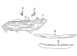 Lincoln MKZ Grille Diagram - DP5Z-17E810-BA