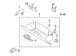 2019 Ford Flex Glove Box Diagram - BA8Z-7406024-AB