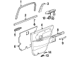 2006 Lincoln Town Car Weather Strip Diagram - 2W1Z-5425860-AA