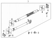 2021 Ford F-150 Slip Yoke Diagram - ML3Z-4782-A