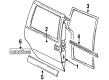 Mercury Villager Weather Strip Diagram - F6XZ1225324AA