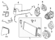 2004 Ford Taurus A/C Hose Diagram - JU2Z19D734A