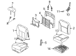 Ford Taurus Seat Cover Diagram - 1F1Z-5464416-DAB