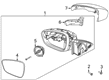 2023 Ford Escape Car Mirror Diagram - LJ6Z-17682-BB