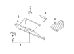 2007 Lincoln MKZ Glove Box Diagram - 6H6Z-54060T10-AA